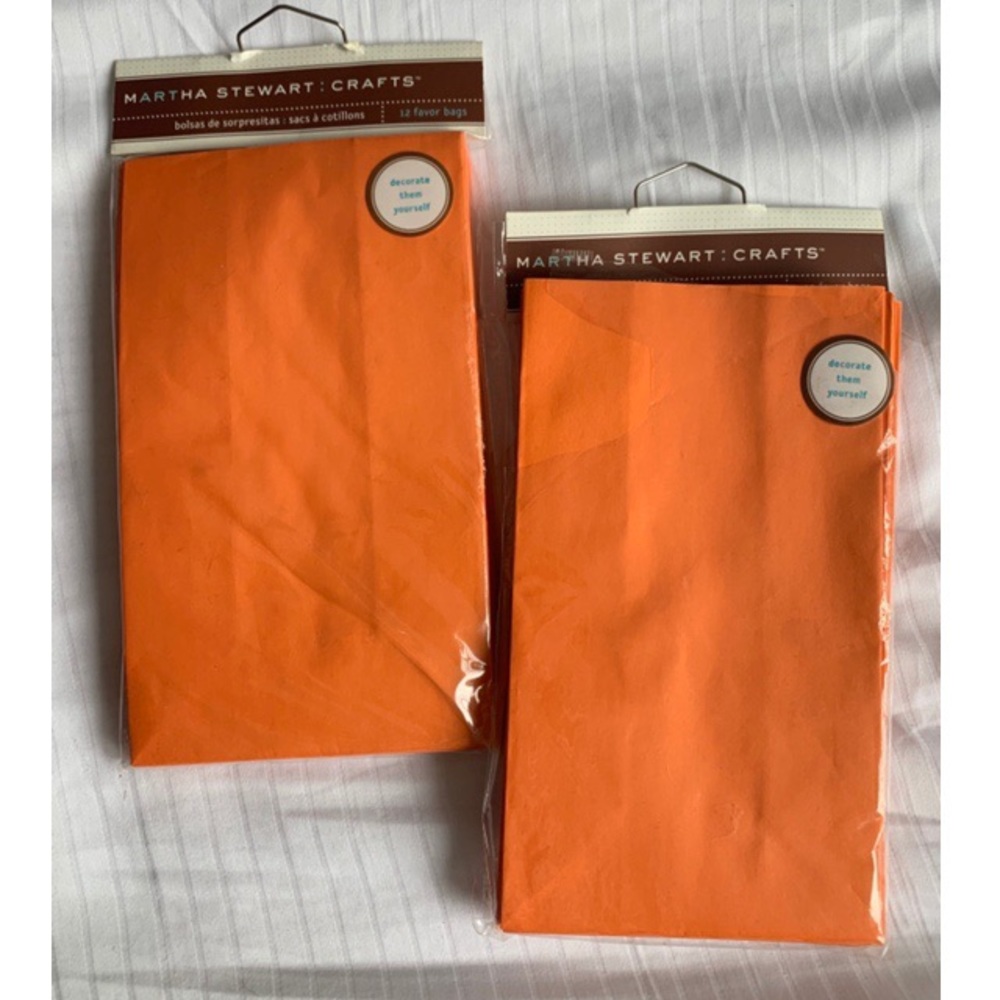 MARTHA STEWART | Orange Favour Bags 2Pk